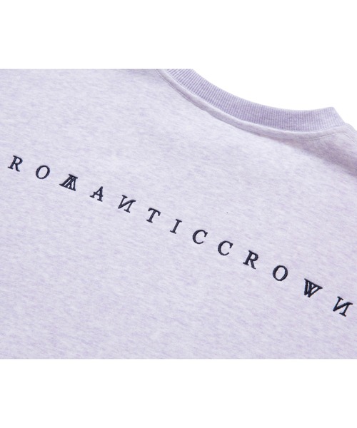 ROMANTIC CROWN(ロマンティッククラウン)の「【ROMANTIC CROWN】INTERVAL LOGO SWEAT SHIRT / ロマンティッククラウン インターバル ロゴ スウェットシャツ(スウェット・メンズ・アイボリー/ネイビー/ライトパープル/イエロー/ブラック・LARGE/X-LARGE/MEDIUM/SMALL)」の10枚目の写真