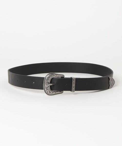 Figments（フィグメンツ）の「ウエスタンベルト（ベルト・レディース・ブラック・FREE）」の2枚目の写真