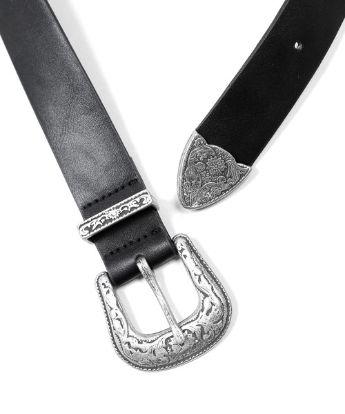 Figments（フィグメンツ）の「ウエスタンベルト（ベルト・レディース・ブラック・FREE）」の4枚目の写真