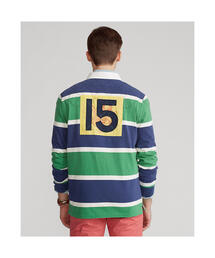 ラルフローレン✨カスタムフィットストライプド ジャージーラグビーシャツ2021 POLO RALPH LAUREN ビッグ フィット ストライプド ジャージー
