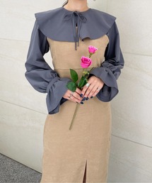 Meli rich | 大人のジャンパースカート。ツイルキャミワンピース(ワンピース)