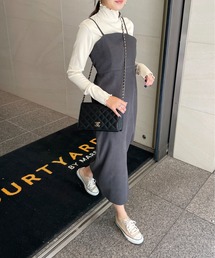 Meli rich | 大人のジャンパースカート。ツイルキャミワンピース(ワンピース)