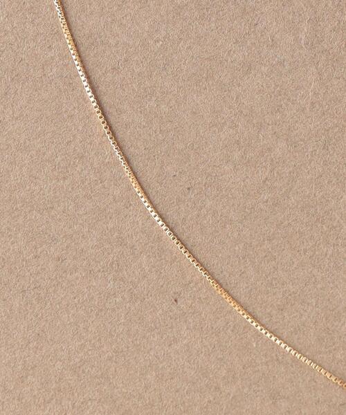 green label relaxing（グリーンレーベルリラクシング）の「[ シェノン ] Chainon SC K10 ベネチアン スライド ストーン ネックレス（ネックレス・レディース・ゴールド・FREE）」の3枚目の写真