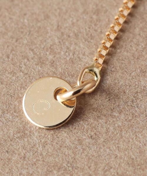 green label relaxing（グリーンレーベルリラクシング）の「[ シェノン ] Chainon SC K10 ベネチアン スライド ストーン ネックレス（ネックレス・レディース・ゴールド・FREE）」の4枚目の写真