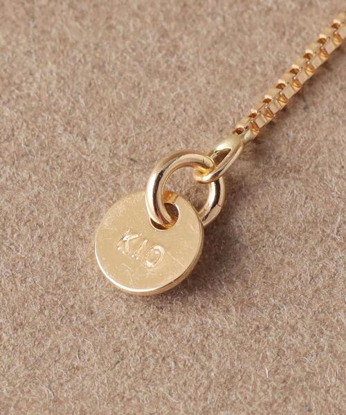 green label relaxing（グリーンレーベルリラクシング）の「[ シェノン ] Chainon SC K10 ベネチアン スライド ストーン ネックレス（ネックレス・レディース・ゴールド・FREE）」の5枚目の写真