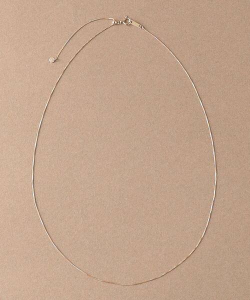 green label relaxing（グリーンレーベルリラクシング）の「[ シェノン ] Chainon SC K10 ベネチアン スライド ストーン ネックレス（ネックレス・レディース・ゴールド・FREE）」の8枚目の写真