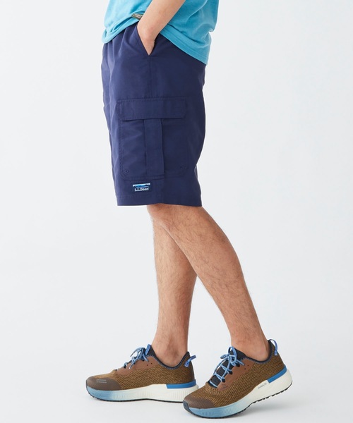 L.L.Bean（エルエルビーン）の「クラシック・サプレックス・スポーツ・ショーツ、10インチ　カーゴ 米国フィット・レギュラー（カーゴパンツ・メンズ・ブラック/ネイビー/グレー/ブルー/ライトブラウン/ブルー系・LARGE/MEDIUM/SMALL）」の22枚目の写真