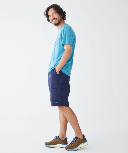 L.L.Bean（エルエルビーン）の「クラシック・サプレックス・スポーツ・ショーツ、10インチ　カーゴ 米国フィット・レギュラー（カーゴパンツ・メンズ・ブラック/ネイビー/グレー/ブルー/ライトブラウン/ブルー系・LARGE/MEDIUM/SMALL）」の17枚目の写真