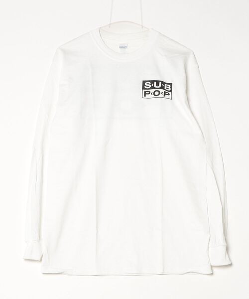 L/S PRINT TEE 'CHEST LOGO' /ロングスリーブ T 'チェストロゴ”（Tシャツ/カットソー）｜SUB POP（サブポップ） 7,465円