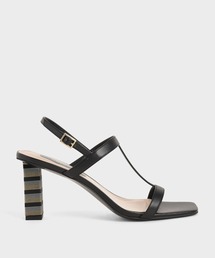 CHARLES & KEITH | ストラッピーブロックヒール サンダル / Strappy Block Heeled Sandals(サンダル)