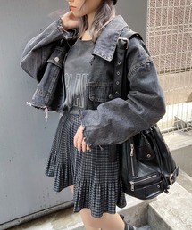 Figments | クロップドデニムジャケット(デニムジャケット)