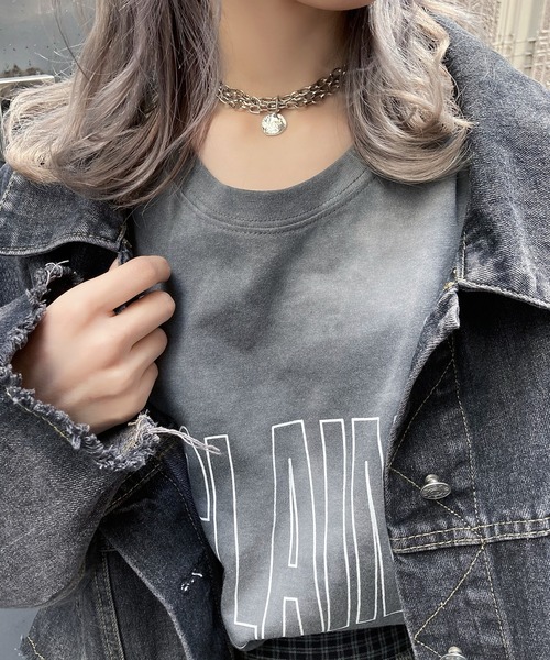 Figments(フィグメンツ)の「クロップドデニムジャケット(デニムジャケット・レディース・ブラック/ライトインディゴブルー・FREE)」の5枚目の写真