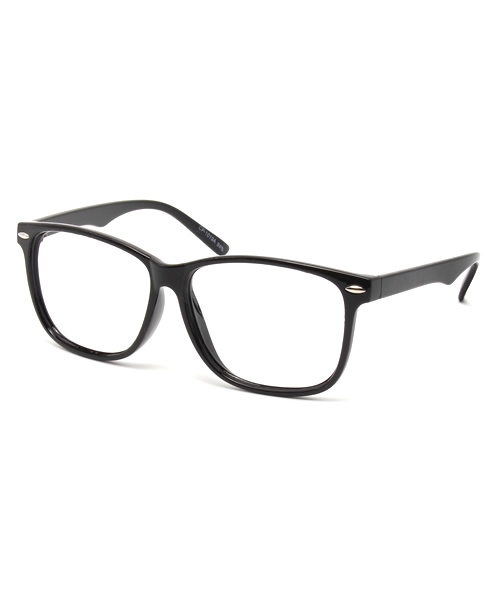 WEGO（ウィゴー）の「WEGO/ウェリントンタイプ(レンズ無し)（メガネ・メンズ・ブラック/ブラウン・FREE）」の2枚目の写真