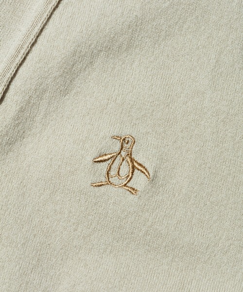 Munsingwear Grand-Slam（マンシングウェア　グランドスラム）の「ペンギン バイ マンシングウェア スタンダードカーディガン メンズ ウェア スポーツウェア メンズ ユニセックス ウェア スポーツウェア ゴルフ（カーディガン/ボレロ・メンズ・ベージュ/ネイビー・S/M/L/XL）」の8枚目の写真