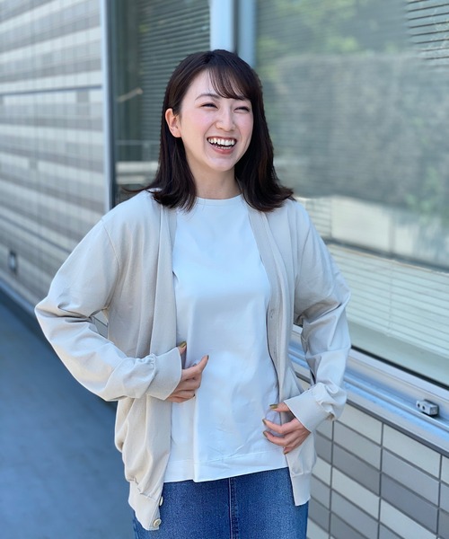 Munsingwear Grand-Slam（マンシングウェア　グランドスラム）の「ペンギン バイ マンシングウェア スタンダードカーディガン メンズ ウェア スポーツウェア メンズ ユニセックス ウェア スポーツウェア ゴルフ（カーディガン/ボレロ・メンズ・ベージュ/ネイビー・S/M/L/XL）」の17枚目の写真