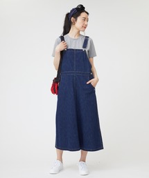デニムサロペットスカート