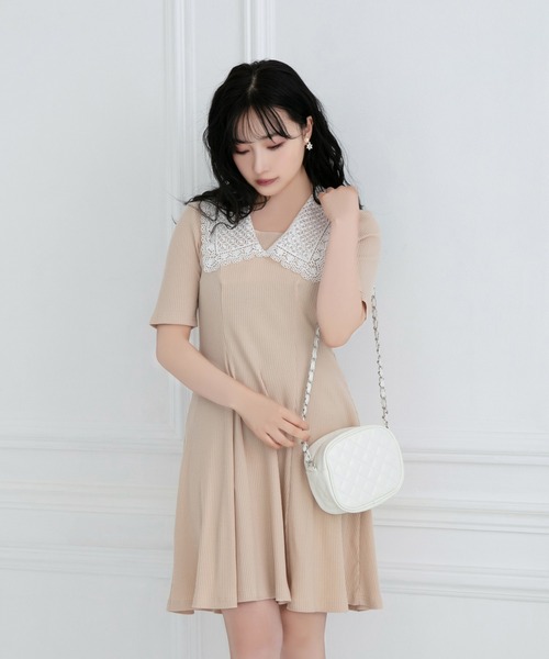 ANDGEEBEE（アンジービー）の「キルティングショルダーバッグ（ショルダーバッグ・レディース・アイボリー/ブラック・FREE）」の7枚目の写真