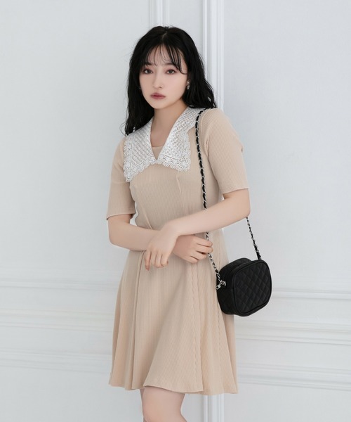 ANDGEEBEE（アンジービー）の「キルティングショルダーバッグ（ショルダーバッグ・レディース・アイボリー/ブラック・FREE）」の14枚目の写真