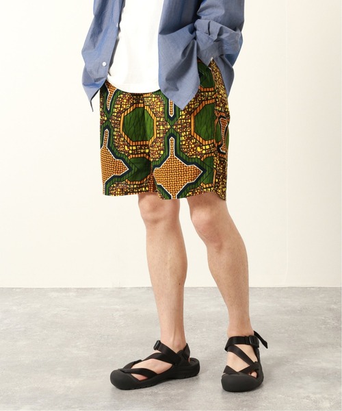 JOURNAL STANDARD relume（ジャーナルスタンダード　レリューム）の「アフリカンバティックショーツ（その他パンツ・メンズ・ブラック/ブラウン/グリーン・FREE）」の13枚目の写真