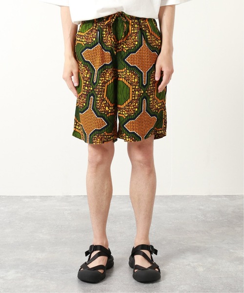 JOURNAL STANDARD relume（ジャーナルスタンダード　レリューム）の「アフリカンバティックショーツ（その他パンツ・メンズ・ブラック/ブラウン/グリーン・FREE）」の9枚目の写真