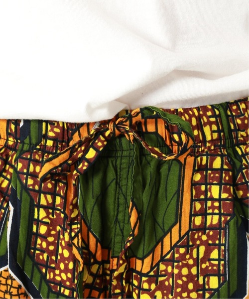 JOURNAL STANDARD relume（ジャーナルスタンダード　レリューム）の「アフリカンバティックショーツ（その他パンツ・メンズ・ブラック/ブラウン/グリーン・FREE）」の14枚目の写真