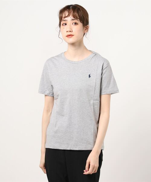 POLO RALPH LAUREN（ポロ ラルフ ローレン）の「【POLO RALPH LAUREN KIDS】ワンポイント　クルーネックT（Tシャツ/カットソー・レディース・グレー/ブラック/ホワイト/ネイビー・LARGE/MEDIUM/X-LARGE/SMALL）」の4枚目の写真