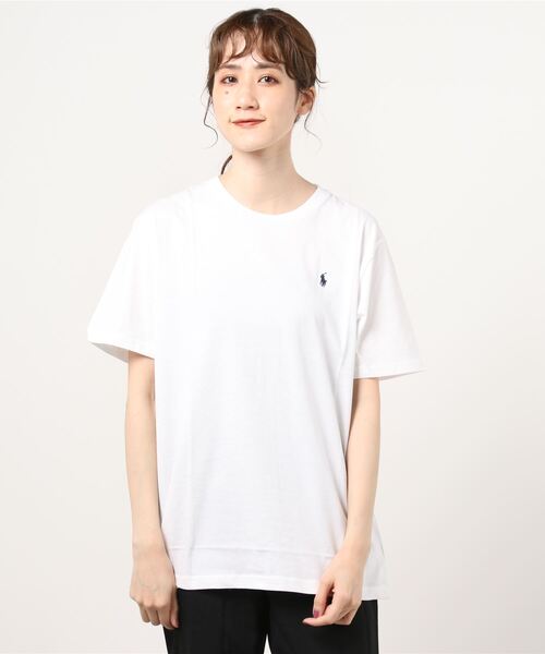 POLO RALPH LAUREN（ポロ ラルフ ローレン）の「【POLO RALPH LAUREN KIDS】ワンポイント　クルーネックT（Tシャツ/カットソー・レディース・グレー/ブラック/ホワイト/ネイビー・LARGE/MEDIUM/X-LARGE/SMALL）」の2枚目の写真