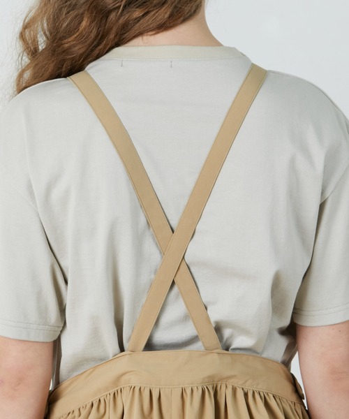 FRAPBOIS（フラボア）の「ルピーサロペ（サロペット/オーバーオール・レディース・ベージュ/グレイッシュベージュ・1/0）」の10枚目の写真