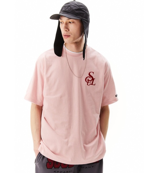 SCULPTOR（スカルプター）の「FLOCKING SYMBOL LOGO TEE/フ