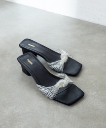 mystic | クリア結び目サンダル(サンダル)