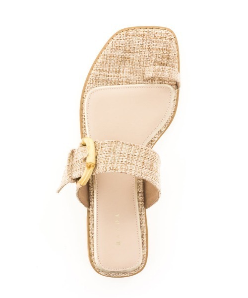 RANDA（ランダ）の「バンブーバックルサムリングサンダル（サンダル・レディース・ベージュ/グリーン/ブラウン・M/L/LL/S）」の12枚目の写真