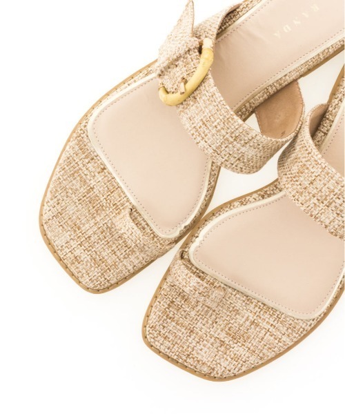 RANDA（ランダ）の「バンブーバックルサムリングサンダル（サンダル・レディース・ベージュ/グリーン/ブラウン・M/L/LL/S）」の13枚目の写真