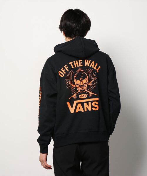VANS(バンズ)の「VANS/バンズ ルーズシルエット バックプリントパーカー 121K1031200(パーカー・メンズ・ブラック/グレー/ベージュ・M/L/XL/S)」の14枚目の写真
