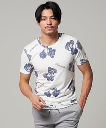 SILVER BULLET（シルバーバレット）の「『RUMSODA/ラムソーダ』総柄クルーネック半袖Tシャツ【st】（Tシャツ/カットソー・メンズ）」