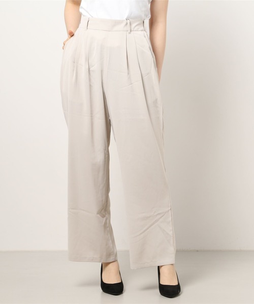 kivi（キヴィ）の「タックラフパンツ（その他パンツ・レディース・オレンジ/グリーン/アイボリー/レッド系その他/ブラック/ダークグリーン/ベージュ/ピンク/ブルー・M/L）」の10枚目の写真