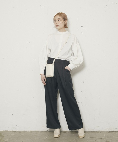 kivi（キヴィ）の「タックラフパンツ（その他パンツ・レディース・オレンジ/グリーン/アイボリー/レッド系その他/ブラック/ダークグリーン/ベージュ/ピンク/ブルー・M/L）」の14枚目の写真