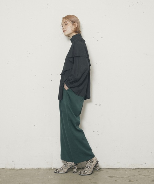 kivi（キヴィ）の「タックラフパンツ（その他パンツ・レディース・オレンジ/グリーン/アイボリー/レッド系その他/ブラック/ダークグリーン/ベージュ/ピンク/ブルー・M/L）」の19枚目の写真