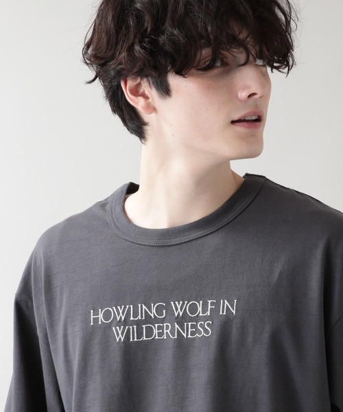 RAGEBLUE(レイジブルー)の「アニマルプリント/刺繍Tシャツ/953082(Tシャツ/カットソー・メンズ・ブラック/ダークグリーン・MEDIUM/LARGE)」の5枚目の写真