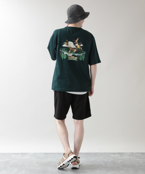 RAGEBLUE(レイジブルー)の「アニマルプリント/刺繍Tシャツ/953082(Tシャツ/カットソー・メンズ・ブラック/ダークグリーン・MEDIUM/LARGE)」の10枚目の写真