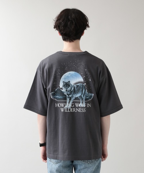 RAGEBLUE(レイジブルー)の「アニマルプリント/刺繍Tシャツ/953082(Tシャツ/カットソー・メンズ・ブラック/ダークグリーン・MEDIUM/LARGE)」の15枚目の写真