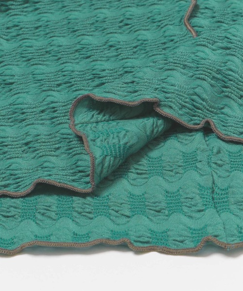 SENSE OF PLACE by URBAN RESEARCH（センスオブプレイスバイアーバンリサーチ）の「メローキリカエスクエアネックタンクトップ（タンクトップ・レディース・ブラック/グリーン/アイボリー・ONE）」の9枚目の写真