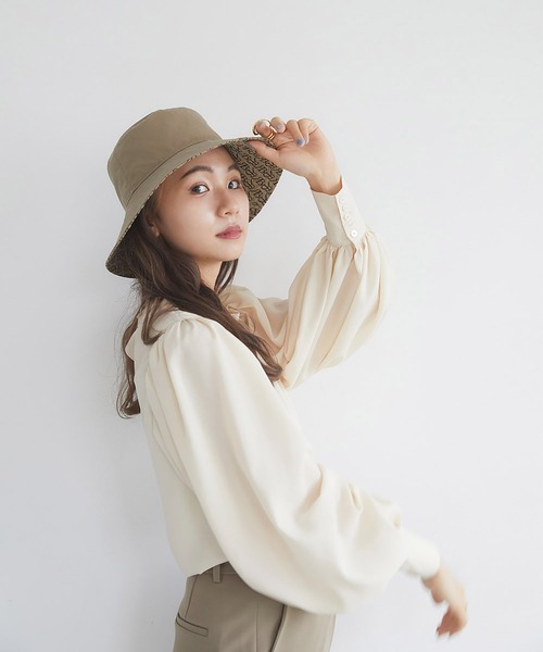 RANDEBOO（ランデブー）の「Volume sleeve blouse（シャツ/ブラウス・レディース・ブラック/ピンク/アイボリー・FREE）」の7枚目の写真