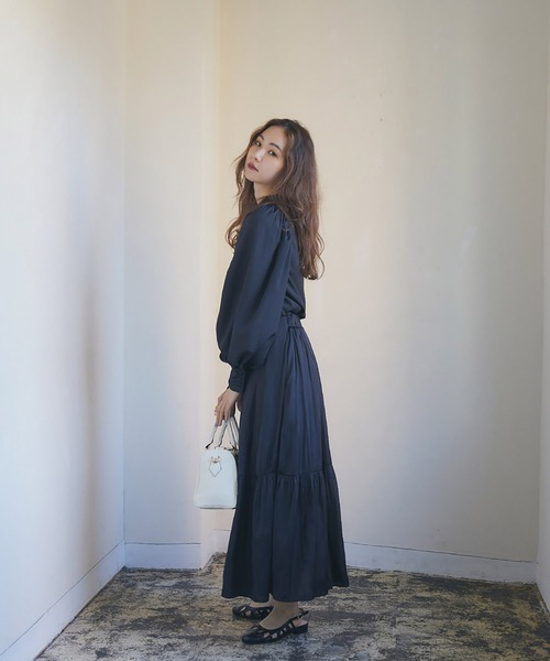 RANDEBOO（ランデブー）の「Volume sleeve blouse（シャツ/ブラウス・レディース・ブラック/ピンク/アイボリー・FREE）」の20枚目の写真