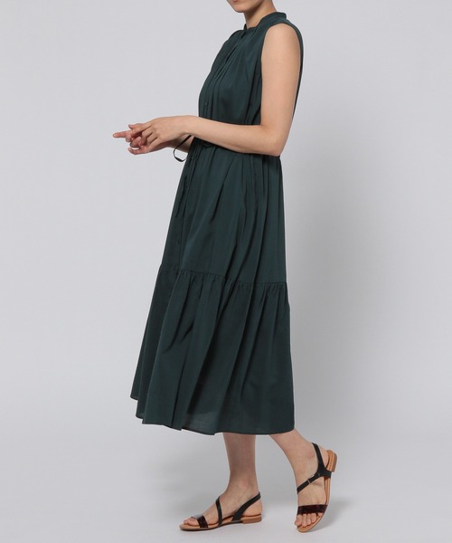 GLOBAL WORK（グローバルワーク）の「エアリーボイルティアードワンピース/950300（ワンピース・レディース・ダークグレー/ブラウン系その他6/グリーン系その他6/パープル系その他2・MEDIUM/LARGE）」の21枚目の写真