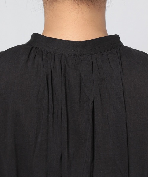 GLOBAL WORK（グローバルワーク）の「エアリーボイルティアードワンピース/950300（ワンピース・レディース・ダークグレー/ブラウン系その他6/グリーン系その他6/パープル系その他2・MEDIUM/LARGE）」の15枚目の写真