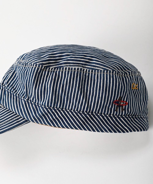 45R（フォーティファイブアール）の「デニムのポッポキャップ（加工）（キャップ・レディース・ライトインディゴブルー・SMALL/MEDIUM）」の4枚目の写真