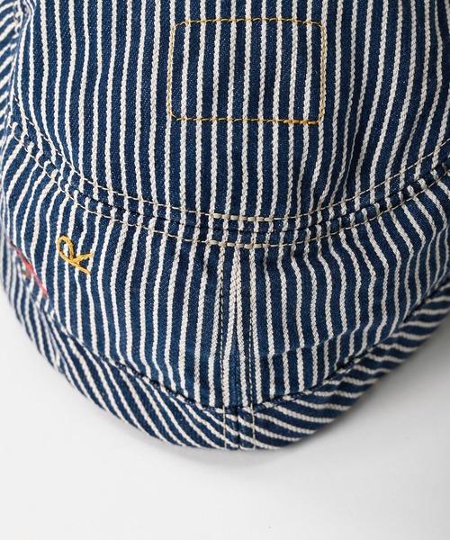 45R（フォーティファイブアール）の「デニムのポッポキャップ（加工）（キャップ・レディース・ライトインディゴブルー・SMALL/MEDIUM）」の6枚目の写真