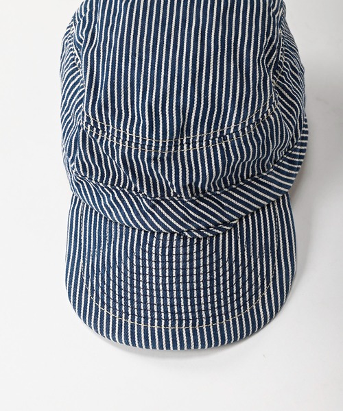 45R（フォーティファイブアール）の「デニムのポッポキャップ（加工）（キャップ・レディース・ライトインディゴブルー・SMALL/MEDIUM）」の9枚目の写真