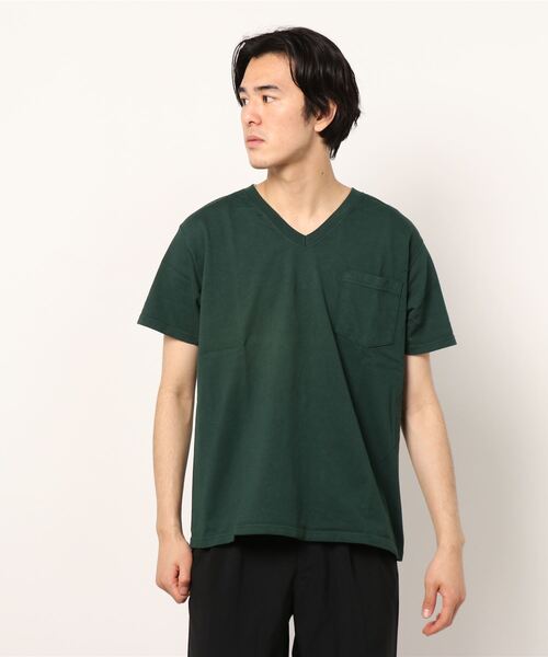 Goodwear(Since1983)(グッドウェア)の「【MADE IN USA】S/S V-NECK TEE /ショートスリーブVネックT SALE(Tシャツ/カットソー・メンズ・グレー/ブラウン/グリーン/ダークオリーブ/マスタード/レモンイエロー/イエロー/ブルーグラス/チェリーピンク/グリーン系その他/レッド/ピンク系その他/パープル系その他2・LARGE/MEDIUM/X-LARGE/SMALL)」の4枚目の写真
