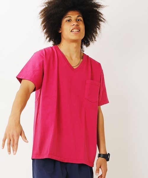 Goodwear(Since1983)(グッドウェア)の「【MADE IN USA】S/S V-NECK TEE /ショートスリーブVネックT SALE(Tシャツ/カットソー・メンズ・グレー/ブラウン/グリーン/ダークオリーブ/マスタード/レモンイエロー/イエロー/ブルーグラス/チェリーピンク/グリーン系その他/レッド/ピンク系その他/パープル系その他2・LARGE/MEDIUM/X-LARGE/SMALL)」の16枚目の写真